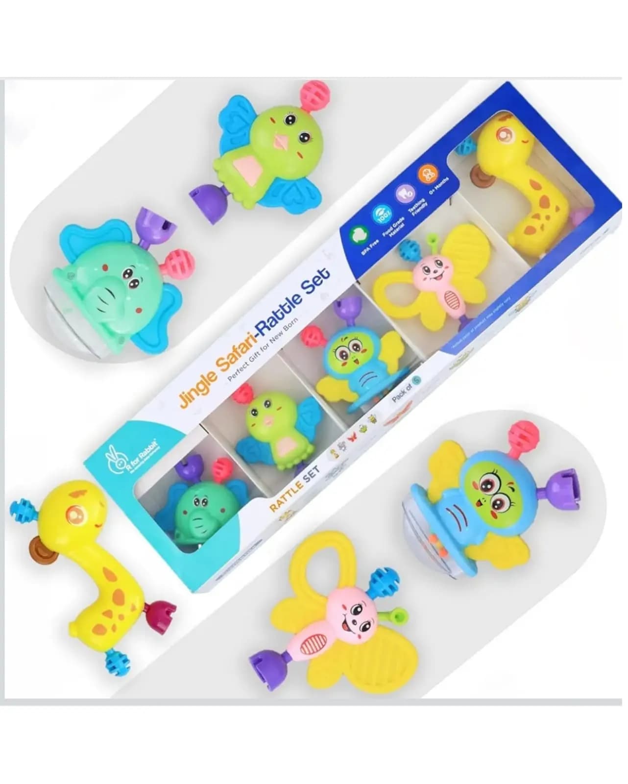 R for Rabbit - Jingle Safari Rattles 