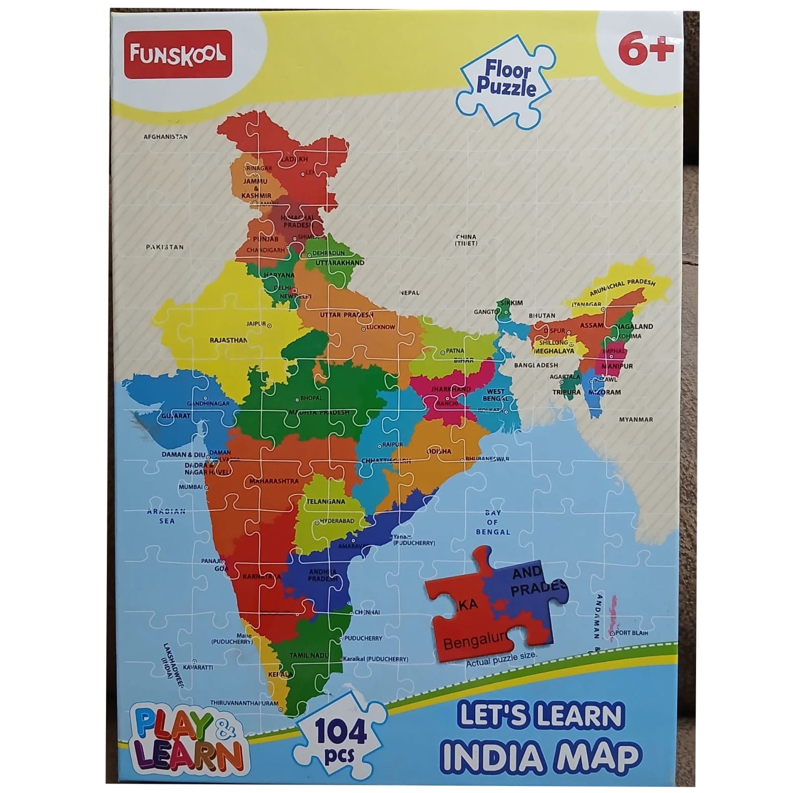 Funskool - India Map Puzzle